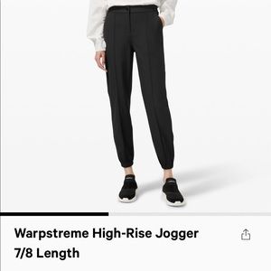 NWOT lululemon warpstreme joggers